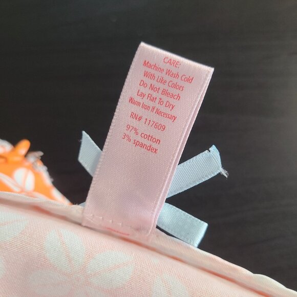 Downeast Orange Tropical Skirt Tshirt Set Medium Modest Resort Beach Medium - Picture 6 of 11